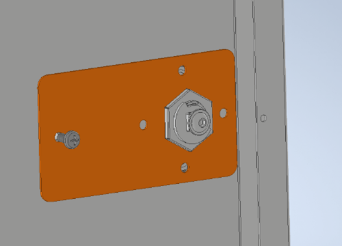 Lukitussisäke FlexLock RFID sis. sovittimen GBP-työkalukaappiin