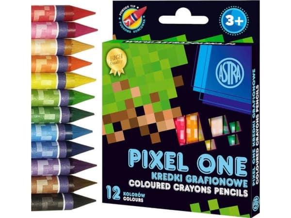 Astra Graphion kritor Pixel One 12 färger 316121007