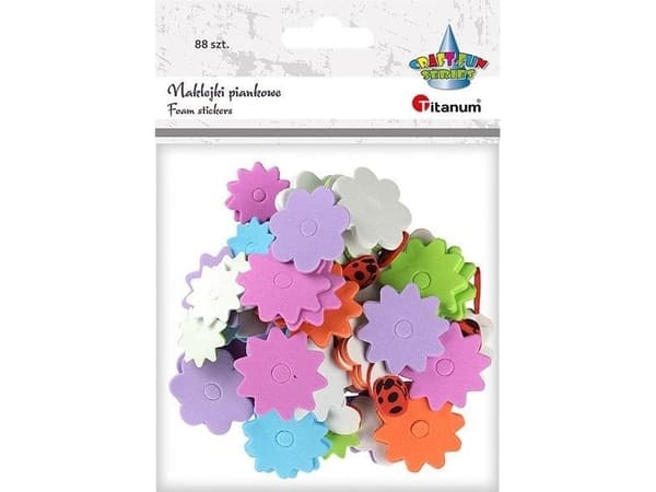 Titanum Foam tarrat kukat mix 88kpl