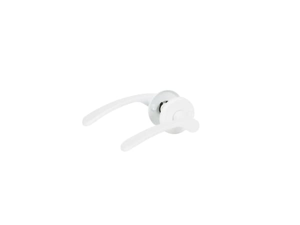 Okko Handle On Rose 110 White Zamak