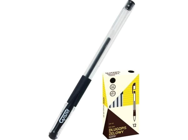 Grand gelpenna GR-101 svart 2st GRAND