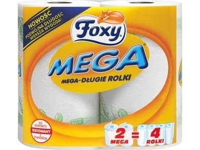 Foxy Foxy Towel Mega Long Rolls 2 ruller