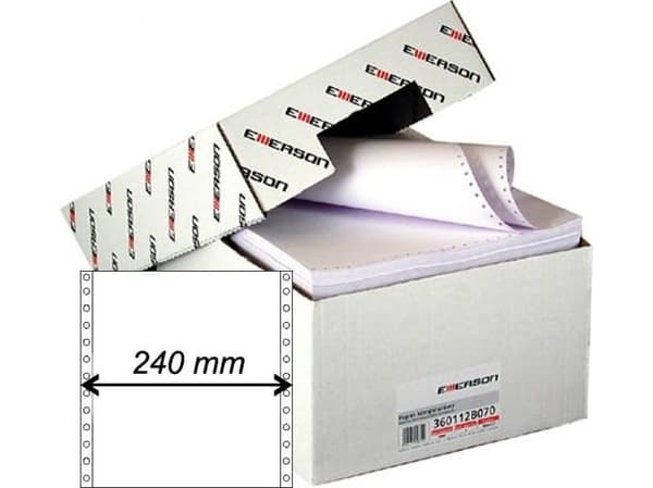 Emerson pistematriisitulostinpaperi 3-kerroksinen 240x12" 600 arkkia