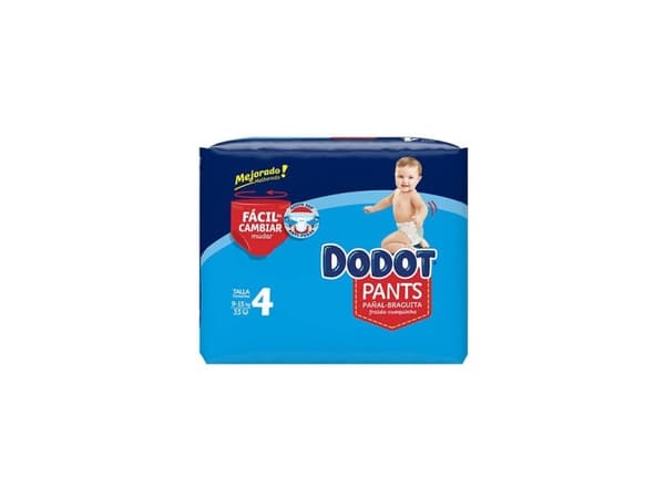P Dodot Pant Talla 4 33 Uds