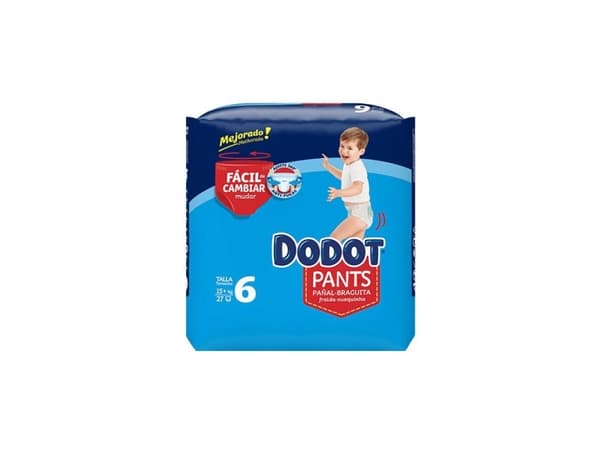 P Dodot Pant Talla 6 27 Uds