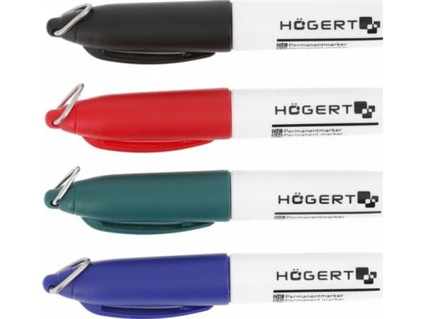Högert Technik Permanent tusj, blanding av farger, 80 stk HT3B774