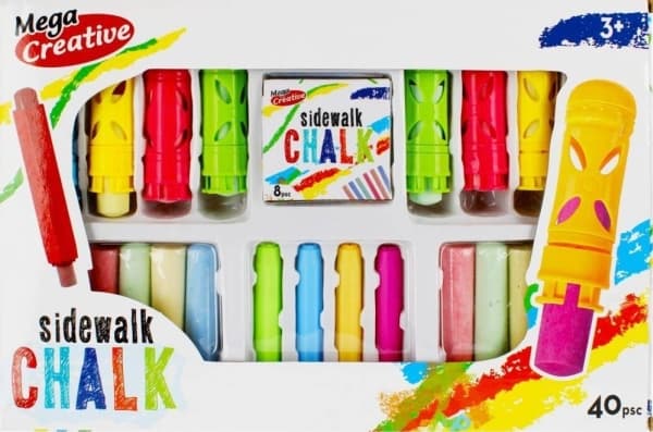 Mega Creative Walkway Chalk AKC 44X30X6 MC EDU WB 18