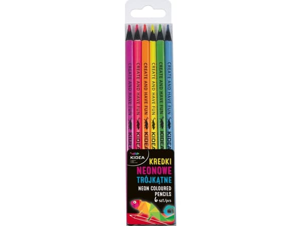 Derform PENCILS OLO 6KOL/180 TROJ NEON DERF KIDEA WB