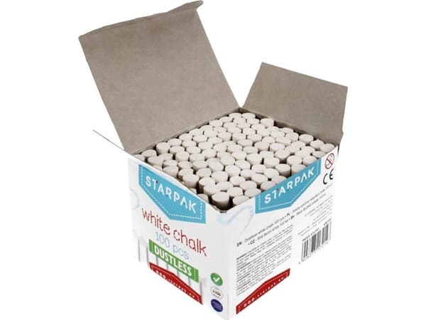 Starpak CHALK OF SCHOOL BIA NP STK OP100PCS PUD 1/16