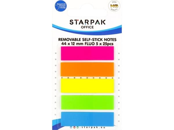 Starpak ZAKLADKA IND 12X44 5X25K FLUO STK B/C 24/1008PH