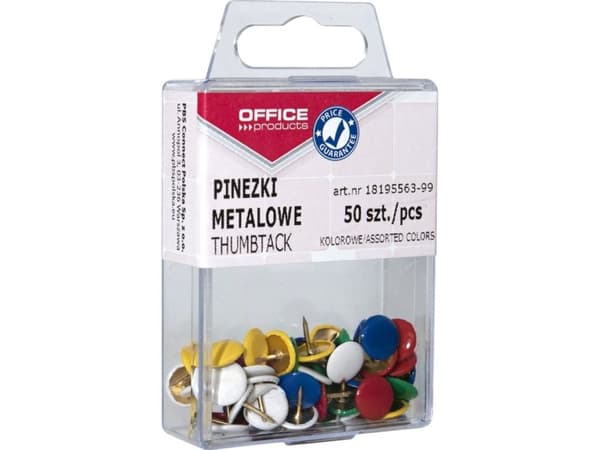 Office Products PINEZKI KOLOROWE OFFICE PRODUCTS 50 SZT.