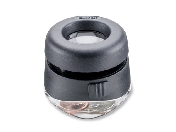 Carson VersalLoupe, Batteri, CR2032, 58 mm, 58 mm, 43 mm, 45 g