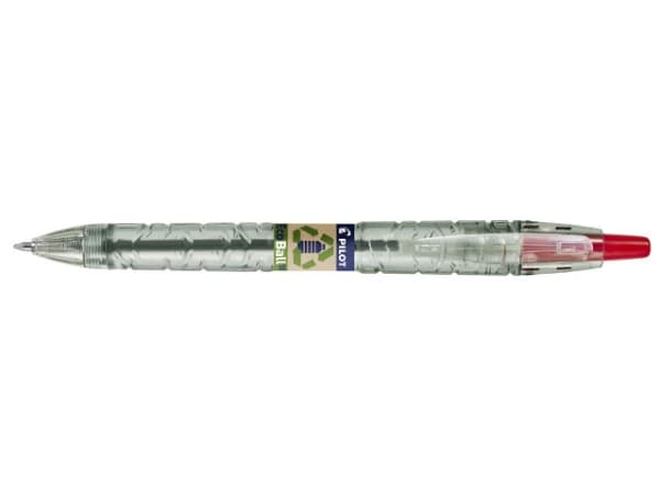 Kuglepen Pilot Ecoball, 1 mm, rød