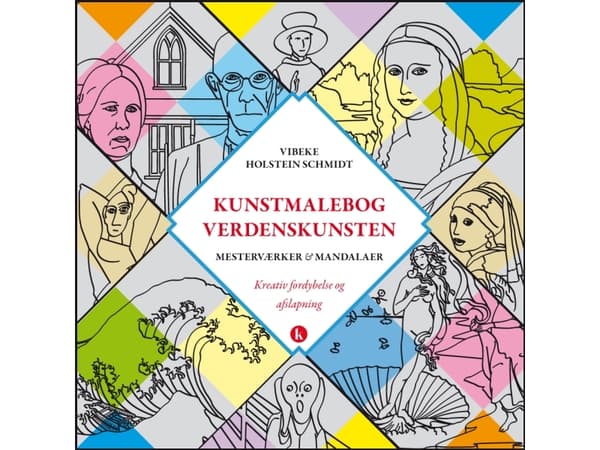 Konst målning bok Världskonst | Vibeke Holstein Schmidt