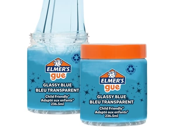 Elmer's Gue 236 ml blå færdigblandet slim