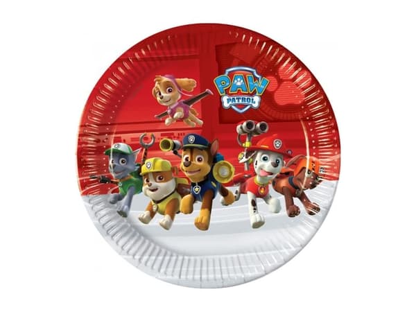 Paw Patrol tallerkner, 23 cm
