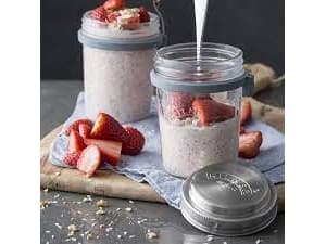 Kilner frokostkrukke + skje 0025.899