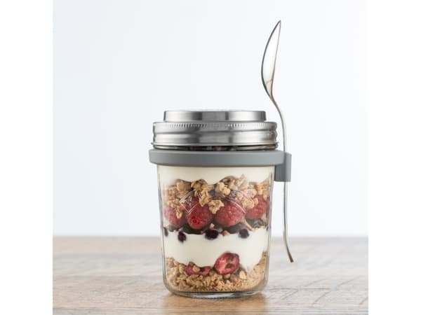 Kilner frokostkrukke + skje 0025.899