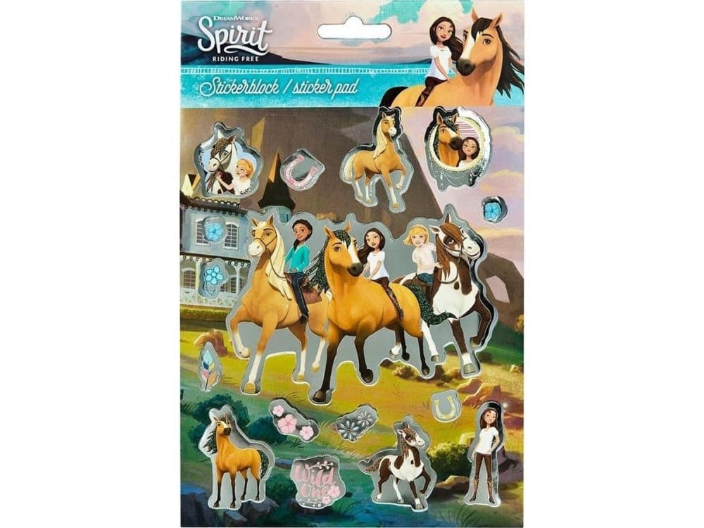 Cass film Spirit Mustang 1ark metallic sticker set