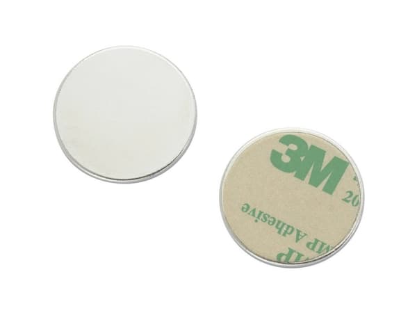 TRU COMPONENTS N35-2502 1563971 Magnet-pad N35-2502 Sølv (Ø) 25 mm 1 stk