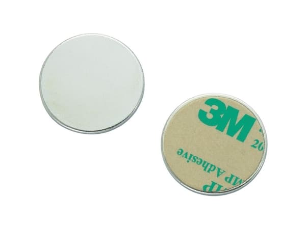TRU COMPONENTS N35-2502 1563971 Magnet-pad N35-2502 Sølv (Ø) 25 mm 1 stk