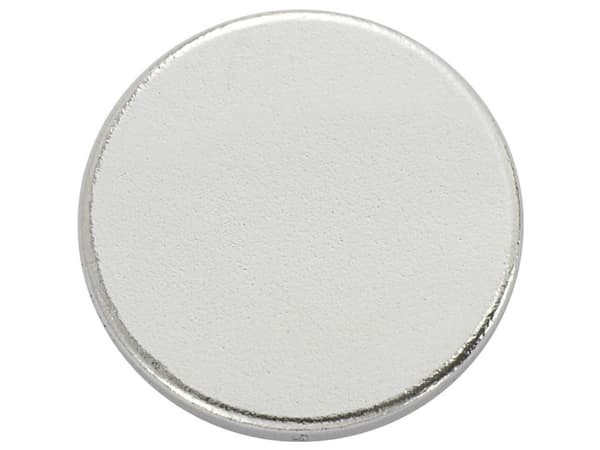 TRU COMPONENTS N35-3502 1564100 Magneettityyny N35-3502 Sølv (Ø) 15 mm 1 kpl 1 kpl