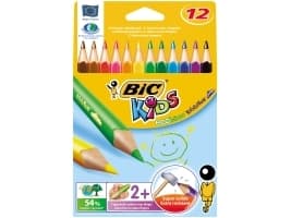 BIC KiDS ecolutions EVOLUTION - Fargeblyant (en pakke 12)