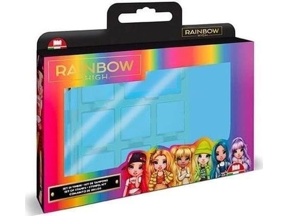 Pieczątki w walizce Rainbow High 071148 Multiprint p12