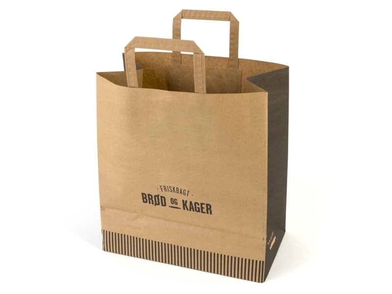 Papperspåse 320/170x350mm Nybakat bröd och kakor 200 st - (250 st)