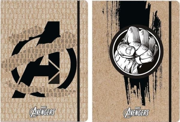 Beniamin mappe med elastisk bånd A4 Avengers Kraft Liner