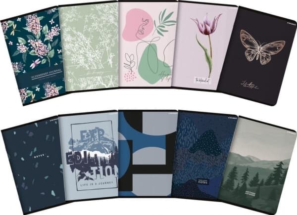 Notebook A5/80K, Megamix grid (5 pcs)