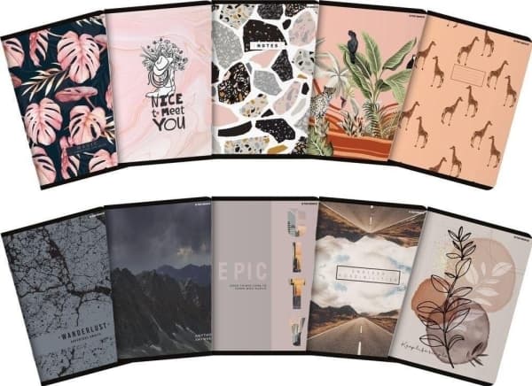 Notebook A5/60K, Megamix grid (10 items)