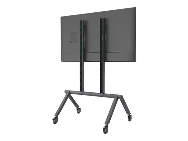 Heckler AV - Vogn - for LCD-skjerm - stål - gråsvart - skjermstørrelse: 50"-75" - monteringsgrensesnitt: 400 mm