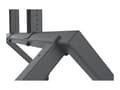 Miniatyrbilde 5 av 5: Heckler AV - Vogn - for LCD-skjerm - stål - gråsvart - skjermstørrelse: 50"-75" - monteringsgrensesnitt: 400 mm