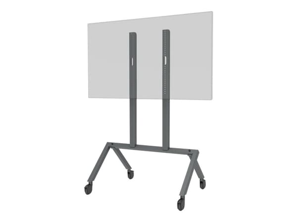 Heckler AV - Vogn - for LCD-skjerm - stål - gråsvart - skjermstørrelse: 50"-75" - monteringsgrensesnitt: 400 mm