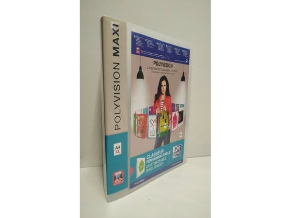 Oxford Polyvision - Ringperm for presentasjoner - bokryggbredde: 60 mm - for A4 Maxi - kapasitet: 390 ark - gjennomskinnelig