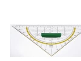 Geometritrekant Linex, 21 cm, 45 grader