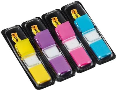 Post-It 683-4AB, Tyhjä välilehtihakemisto, 11,9 mm, 43,2 mm