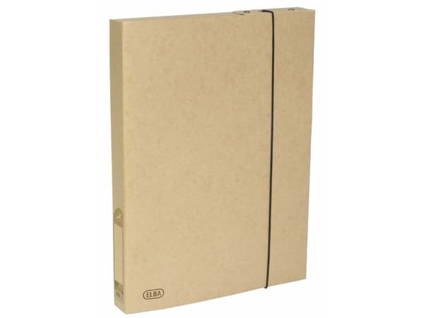 Elastisk mappe, Touareg, A4, 3,5 cm, natur