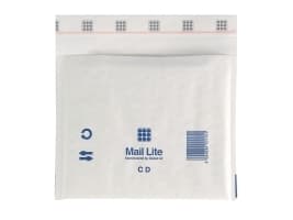 Boblekuvert Mail Lite, CD, 180 x 160 mm, pakkaus 100 stk.