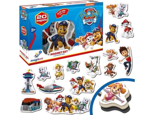 Psi Patrol 20pcs Fun adventure magnets ML4034-01