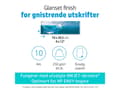 Miniatyrbilde 3 av 5: HP Advanced - Blank - 10,5 mille - 102 x 305 mm - 250 g/m² - 65 pund - 10 ark fotopapir - for ENVY Inspire 7920e