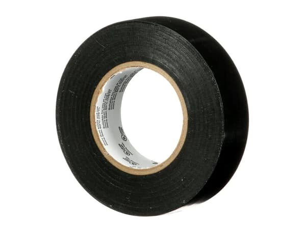 3M 165BK6E, 1 kpl, Musta, PVC-muovi, 600 V, Kupla, 25 m