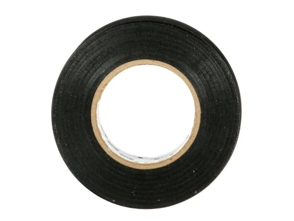 3M 165BK6E, 1 kpl, Musta, PVC-muovi, 600 V, Kupla, 25 m