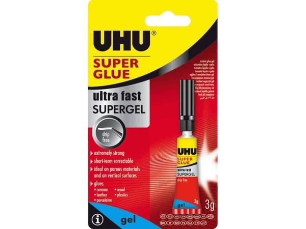 UHU ADHESIVE SUPER GLUE UHU CONTROL 3G