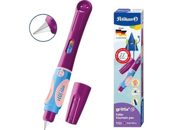 Pelikan 820271, Bär, Påfyllning med bläckpatronssystem, Vänsterhänt, 1 styck
