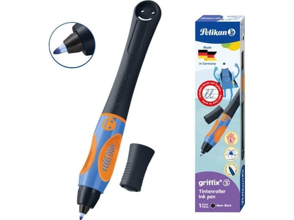 Pelikan 821025, Sort, Fyllesystem med patron, Venstrehendt, 1 stykker