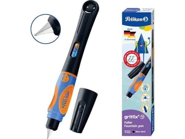 Pelikan 820288, Musta, Patruunatäyttöjärjestelmä, Oikeakätinen, 1 kpl