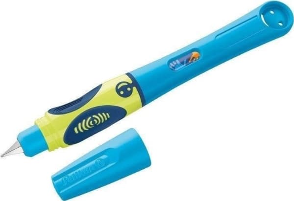 Pelikan griffix täytekynä Neon Fresh Blue, vasemman käden kirjoituskynä, ergonominen kahva-alue, - 1 kpl (820370)