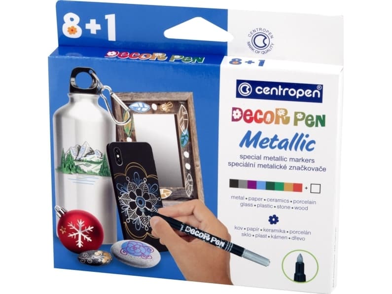Centropen MARKER CENTROPEN 2737 FOR PLASTERING METALLIC 8 + 1